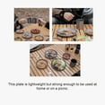 thumbnail image 4 of Ultralight Titanium Plate Camping Dishes Metal Saucer Outdoor Tableware Picnic, 4 of 8