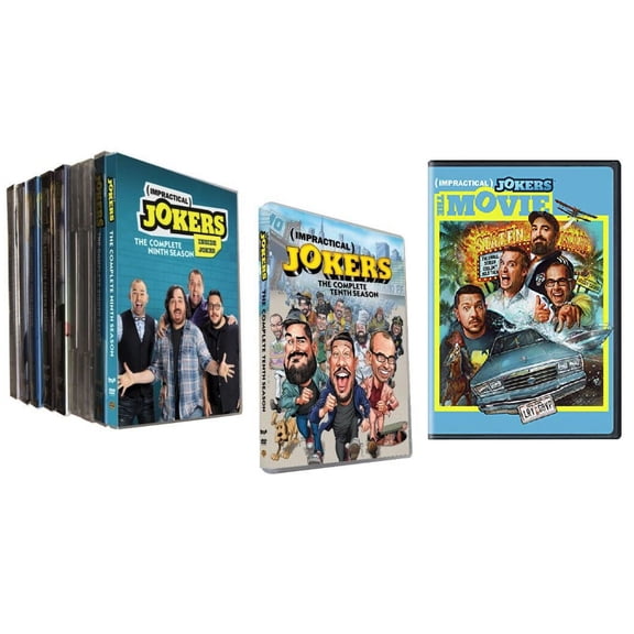 Impractical Jokers Complete Series Seasons 1-10 Impractical Jokers Movie (DVD)