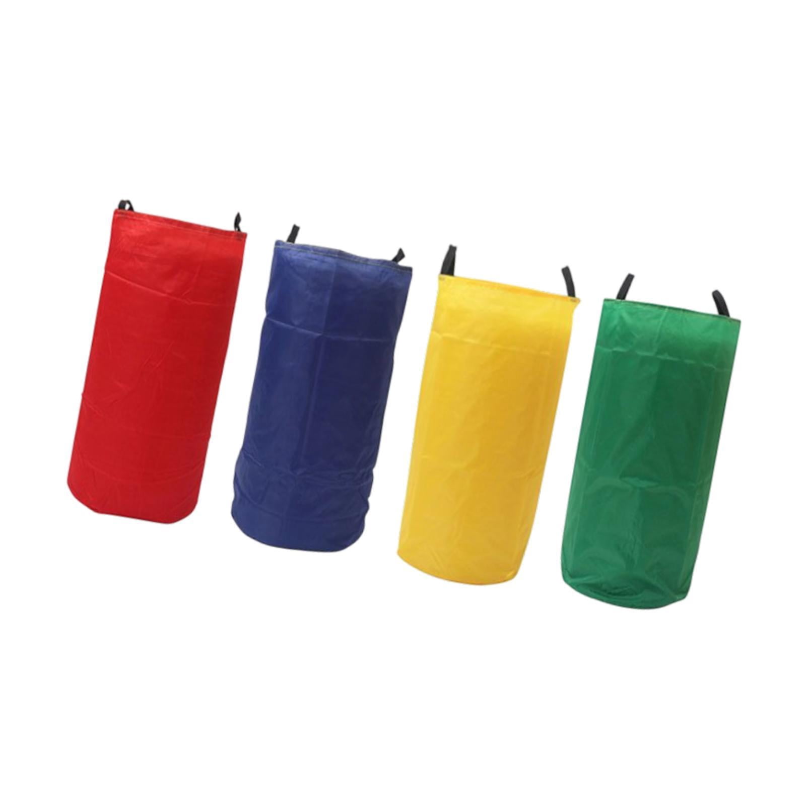 HILABEE 4 X Potato Sack Race Sacks for Children And Adults, Balance Training, Oxford Jumping Sacks, Field Day Games for Carnival, Easter, Yard S