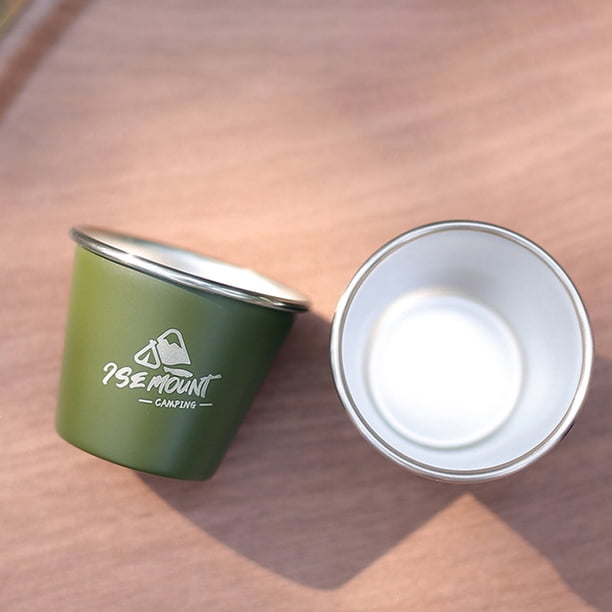 Mini Copa De AcampadaTaza de pinta ligera de 50ML, tazas apilables para beber, portátiles para bebidas de café y té