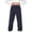 Navy, variant on FAIWAD Kids Plush Pants Elastic Waist Solid Color Fleece Joggers Boys Girls Soft Warm Loungewear