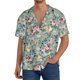 thumbnail image 1 of Fotbe Rose Flowers Camisa Estampada de Manga Corta para Hombre, Casual de Verano, Estilo Playero, Sin Arrugas-X-Large, 1 of 5