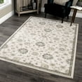 thumbnail image 3 of Palmetto Orian Manor Sarouk Soft White Machine Woven Area Rug 2'3" X 8' Soft White, 3 of 3