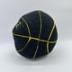 thumbnail image 4 of Pelota de baloncesto suave de felpa de baloncesto fuera de la cancha 3D de 25cm, regalos para niños (negro), 4 of 8