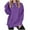 Purple, variant on Giftesty Women's 2025 Fall Winter Warm Thumbhole Long Sleeve Drawstring Hood Athletic Sweatshirt Hoodie for Daily Wear Workout