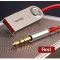 thumbnail image 1 of BASEUS USB Bluetooth Adapter Dongle Cable for Car 3.5mm Jack Aux Bluetooth Receiver Speaker Audio Music Transmitter Color:red, 1 of 8