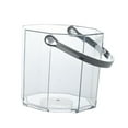 thumbnail image 3 of Clear Ice Bucket Beverage Chilling Tub with Handle Transparent Bucket Ice Tub for Home Chilling Beer Freezer Cocktail Bar Party Style A, 3 of 9