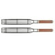 thumbnail image 2 of Advancent Paquete de 2 cestas para asar, parrilla de Metal antiadherente para asar verduras, barbacoa, malla para acampar, Picnic, hornear, Estufas de camping, 2 of 6