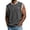 A02-Dark Gray, variant on Jinhomg Men's Waffle T-Shirt Half Zip Sleeveless Tank Tops Color Block Traditional Vintage Shirts Outdoor Fashion Faux Two-Piece Tanks with Zipper Pocket Green,S