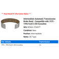 thumbnail image 2 of Intermediate Automatic Transmission Brake Band - Compatible with 1975 - 1996 Ford E-350 Econoline 1976 1977 1978 1979 1980 1981 1982 1983 1984 1985 1986 1987 1988 1989 1990 1991 1992 1993 1994, 2 of 2