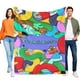 thumbnail image 1 of Tuca Bertie anti-pilling, suave, ligera, esponjosa y acogedora de lujo para hogar y cocina – Perfecta para niños y adultos,100X130cm, 1 of 6
