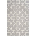 thumbnail image 2 of SAFAVIEH Cambridge Joyce Geometric Shapes Wool Area Rug, Silver/Ivory, 5' x 8', 2 of 7