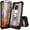 Rose Gold/Silver, variant on For Samsung Galaxy A51 5G [NOT FIT 4G] Case, with Tempered Glass Screen Protector (Full Coverage), Metal Built-in Ring Stand, Full-Body Protective Shockproof Military Bumper Phone Cover (Red/Gold)