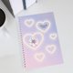 thumbnail image 1 of Spiral Notebook 5.98inchx8.27 pulgadas 96 sábanas Diary Journal Block for Office Corazón, 1 of 8