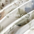 thumbnail image 5 of JERFIT 6-Piece Queen Comforter Set with Decorative Pillows & Bed Skirt, Oversized Floral Printed Bedding, All-Season 100% Cotton Sateen, 5 of 10