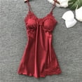 thumbnail image 2 of PMVFHDE Lace Robe Women Nightwear Underwear Sleepwear Dress Lingerie Pad for ,M, 2 of 4