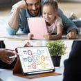 thumbnail image 4 of Flip Case for Apple iPad 10.2" 9th 8th 7th Generation 2021/2020/2019, Pencil Holder Smart Cover Auto Sleep Wake Protective Documents Pocket Stand Snap Closure Case for iPad 10.2 Inch, Rosegold, 4 of 7
