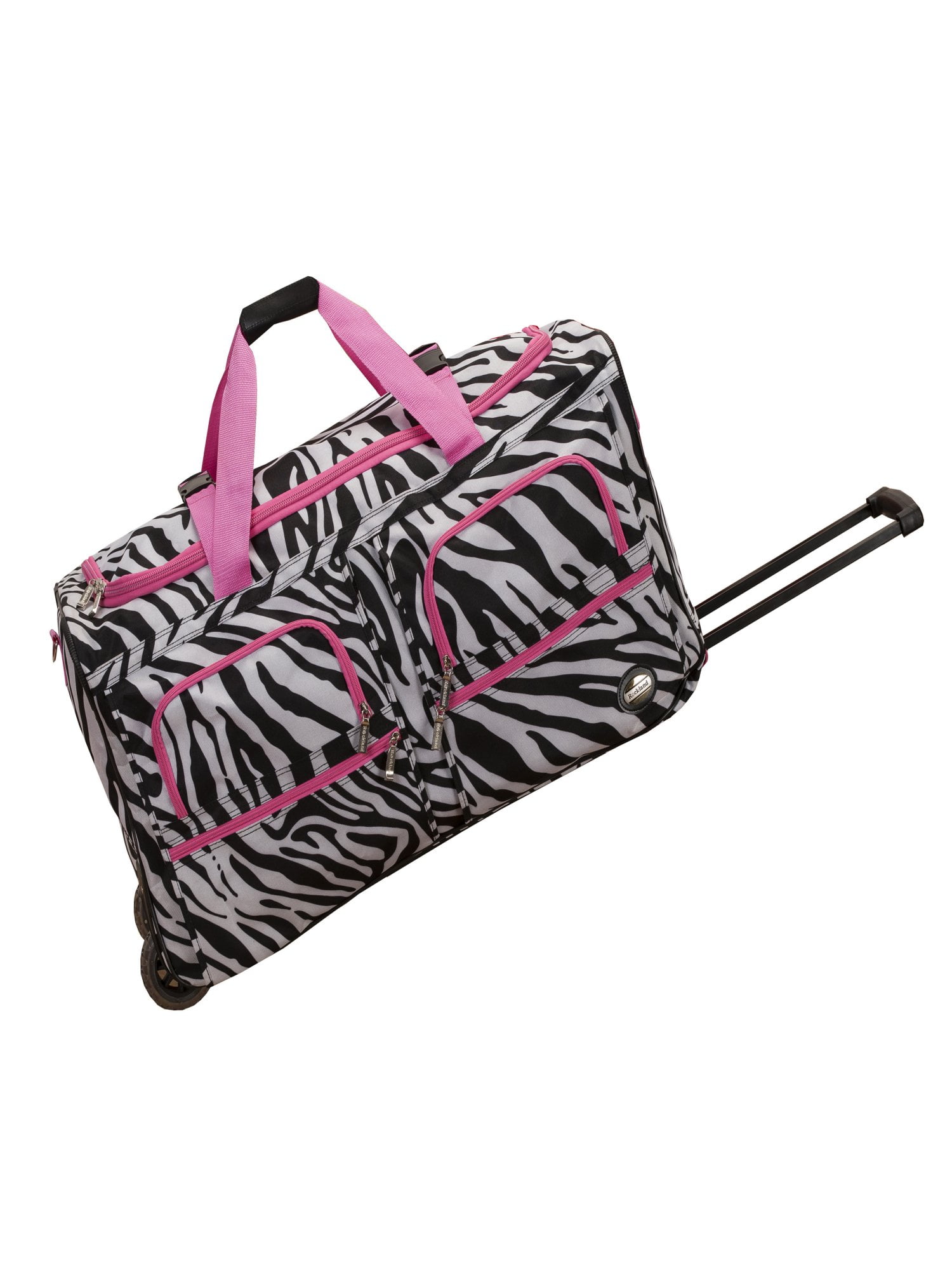 Rockland Luggage 30 in. Rolling Duffel Animal Print