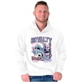 thumbnail image 3 of The Smurfs Kanji Hustle King Royalty Hoodie Hooded Sweatshirt Men Brisco Brands X, 3 of 6