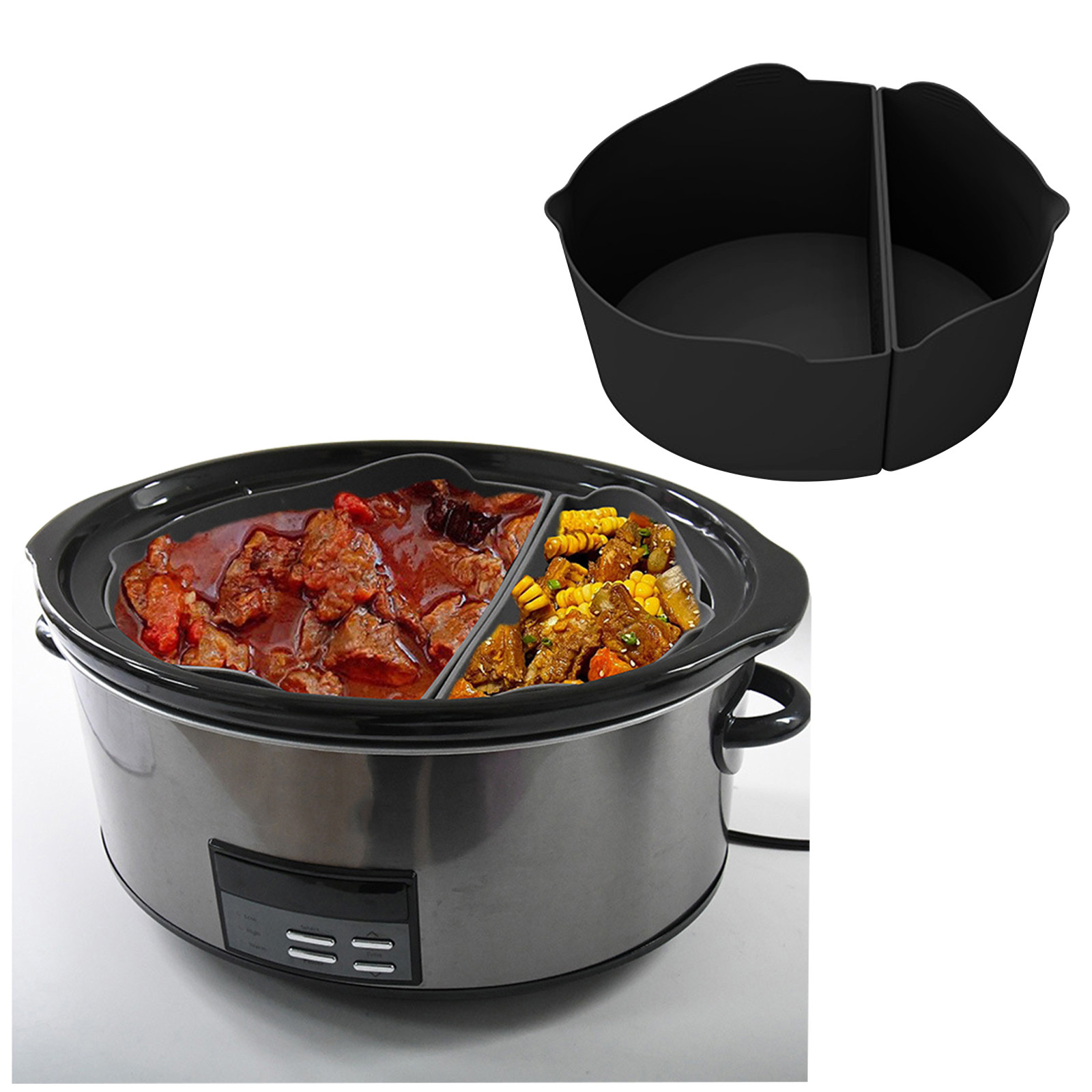 Clearance! MIARHB Garden Best Gift！Slow Cooker Lined With A Set Of