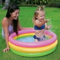 thumbnail image 4 of (2 pack) Intex: Inflatable Baby Pool - Sunset Glow - 34"x10", 3 Color Rings, Outdoor & Backyard, Water Splash Kiddie Pool, Soft & Durable, Toddlers-Kids Age 1+, 4 of 10