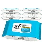 Artnaturals Hand Sanitizing Wipes Travel Size Alcohol-Based Unscented (7 Pack x 50 PCS)