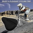 thumbnail image 4 of Exercise Bike Seat Cushion - Large Gel Bike Seat Cover Extra Comfort, Compatible, 4 of 5
