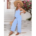 thumbnail image 5 of Yesfashion Women's Maternity Jumpsuit Pregnancy Casual Romper Strap Tank Top Baggy Pants, 5 of 8