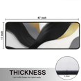 thumbnail image 5 of Kitchen Rugs Sets Of 2,Black White Gray Gold Marble Pattern Anti Fatigue Kitchen Mat Rugs Non Slip Washable,Decorative Kitchen Floor Mats for Kitchen,Sink,Laundry,17"x47"+17"x47", 5 of 5