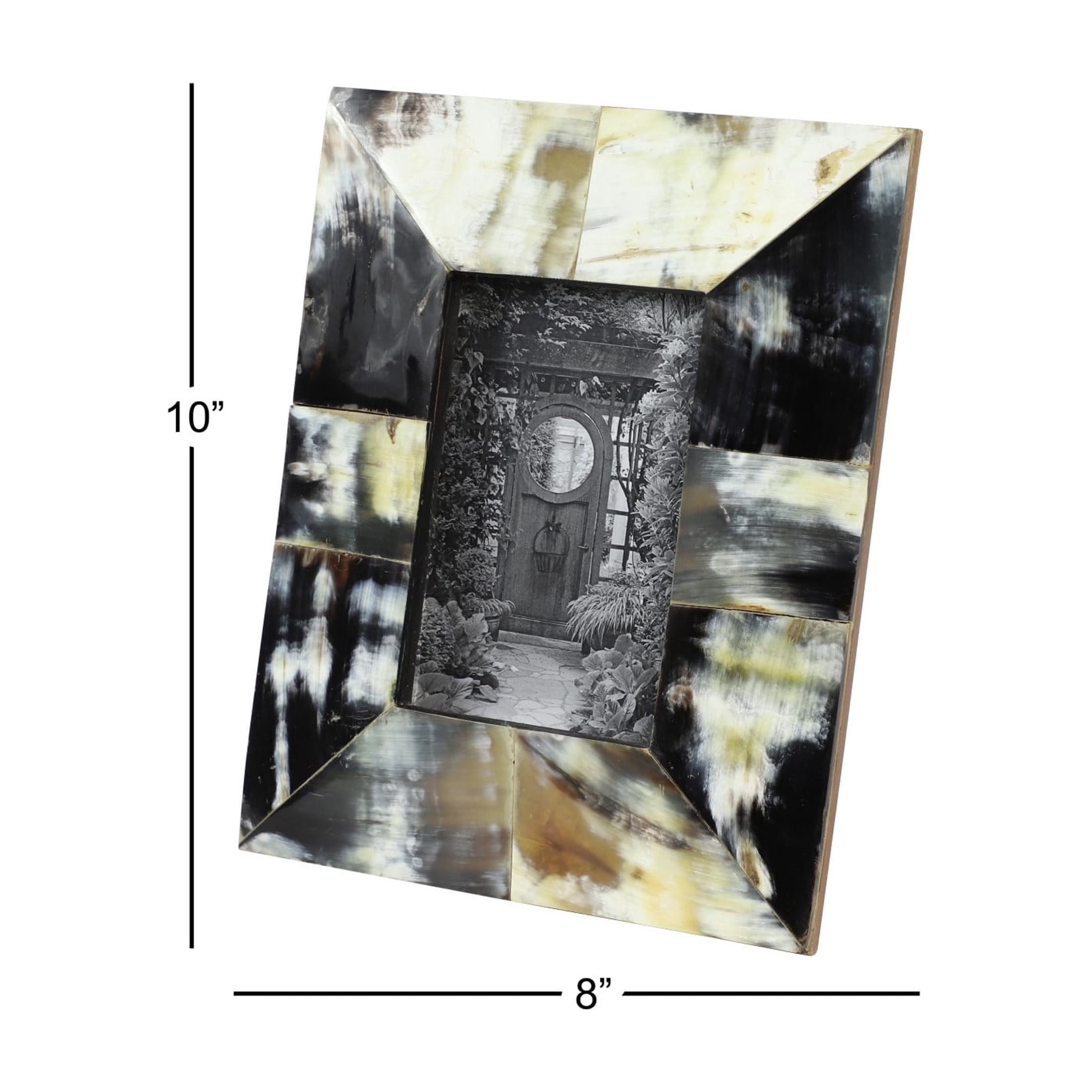 DecMode 4" x 6" Black Photo Frame