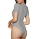 thumbnail image 2 of Balery Gary Body de cuello redondo de manga corta para mujer Tops de manga corta Tops básicos-Large, 2 of 7