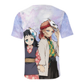 thumbnail image 3 of Demon Slayer 3D Printed Tee Shirt Funny Graphic Demon Slayer Tops Birthday Christmas Gift, 3 of 7