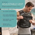 thumbnail image 3 of Chaleco con peso LifePro FlexVest de 20 lb, set ajustable de tobilleras, 3 of 8