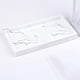 thumbnail image 4 of Bandeja de joyería para joyas, organizador de cerámica, mármol dorado, jabón, bañera, cosméticos, día Los 20x10x31cm, 4 of 9