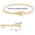 thumbnail image 5 of Simple Thin Belt for Women, Elastic Metal Waist Chain that Matches Any Outfit, 5 of 5