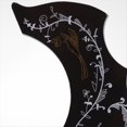 thumbnail image 5 of Flor Negra y Pájaro Golpeador de Guitarra Adhesivo Autoviscoso de Protección Protector de Guitarra de Cuerda, 5 of 5