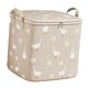 thumbnail image 2 of Bolsa para guardar edredones, cesta para ropa, regalo, tela no tejida versátil, asas de transporte Beige 100 L, 2 of 9