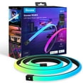thumbnail image 1 of Govee 6.56ft RGBIC LED Neon Rope Light, Color-Changing Smart Light Strip for Desk, Gaming Setup, WiFi + Bluetooth Control, 1 of 5