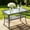Gray, variant on MEETWARM Wicker Patio Coffee Table, 34.5" Rectangle Outdoor Coffee Table with Tempered Glass Top and 2-Tier Storage Shelf, All-Weather Rattan Patio Side Table for Outside Poolside Deck Garden, White