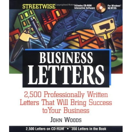 Adams Streetwise Business Letters (Streetwise Business Books) Paperback - USED - VERY GOOD Condition