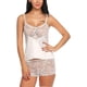 thumbnail image 4 of Sexy pijama conjunto para las mujeres de encaje Cami y pantalones cortos de dos piezas de satén ropa de dormir, 4 of 6