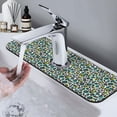 thumbnail image 7 of Xecao Green Leopard for Kitchen Sink Splash Guard Faucet Mat , Faucet Guard & Draining mat, (15" X 5.5" ), 7 of 7