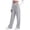 Grey, variant on SRZYMJ Womens Wide Leg Dress Pants 2026 Business Casual Flowy Work Palazzo Pants High Waisted Slacks Trousers M