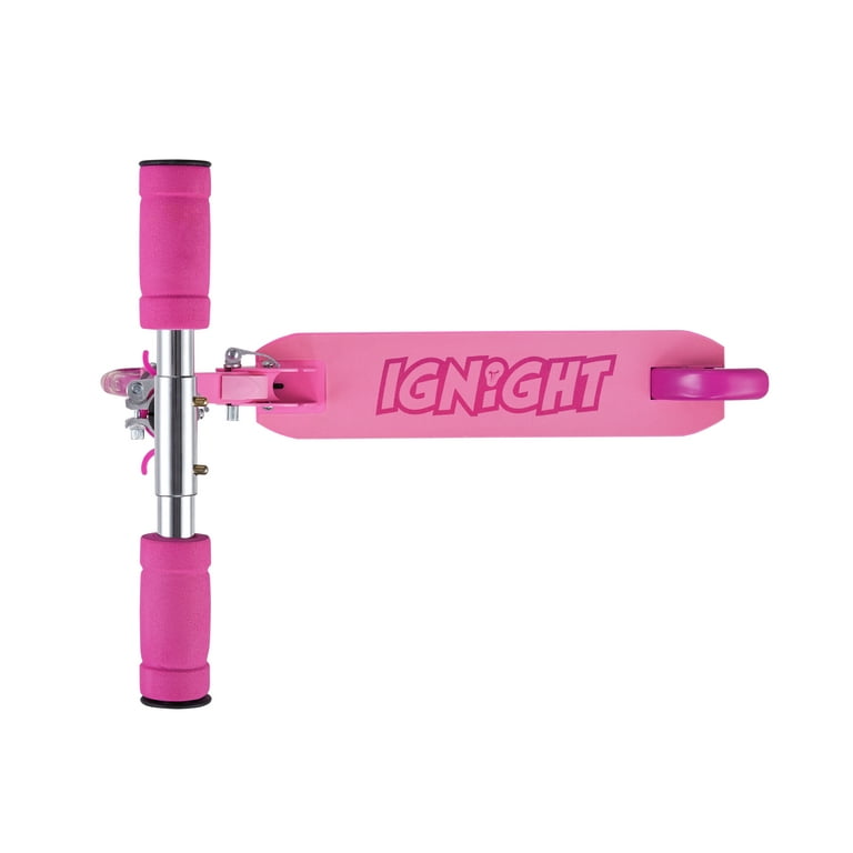 Ignite 2 Wheel Pink Kick Scooter with Light-up Wheels and T