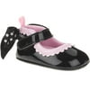 Baby Infant Girl Back Bow Polka Dot Mary Jane Ruffle Shoes