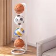 thumbnail image 4 of SUNSIOM Basketball Ball Rack 4 Tier Ball Storage Holder Freestanding Garage Ball Display Stand for Football Volleyball Soccer, 4 of 4