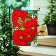 thumbnail image 3 of Evergreen Poinsettia Suede Garden Flag 12 x 18 Inches Indoor Outdoor Decor, 3 of 7