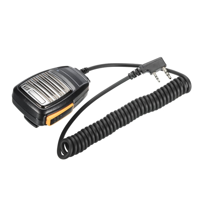 Micrófono de altavoz Uxcell de 2 pines para radio bidireccional 5RE 888S