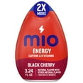thumbnail image 4 of (12 pack) MiO Energy Black Cherry Sugar Free Water Enhancer with 2X More, 3.24 fl oz Big Bottle, Liquids, 4 of 21