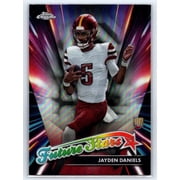 2024 Topps Chrome Jayden Daniels Washington Commanders FS-2 Future Stars Refractor Football Card